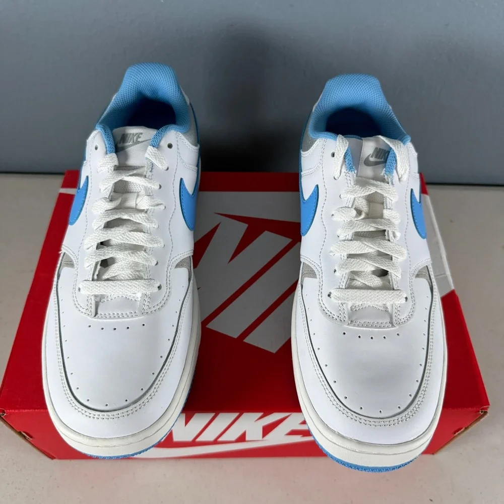 Nike Gamma‎ Force Womens 11 Mens 9.5 White University Blue DX9176-108 Sneakers